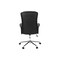 Monarch Specialties Office Chair, Swivel, Adjustable Height, Armrests, Ergonomic, Work, Blk Leather Look, Chrome Metal I 7323 - alternate 4