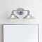 Jonathan Y July 17.5" 2-Light Industrial Farmhouse Metal Vanity Light, Chrome JYL7424A - alternate 5