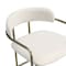Manhattan Comfort Serene Metal Upholstered Barstool in Alabaster BS1881-CR - alternate 4
