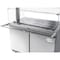 Koolmore 48 in. Commercial Refrigerated Prep Station with Sneeze Guard and Buffet Slide, 9 Pans with Covers KM-RBT-48CSFG - alternate 4