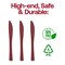 Smarty Had A Party Red Disposable Plastic Party Knives, 600PK 410K-R-CASE - alternate 5