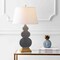 Jonathan Y Carter 29" Ceramic/Resin LED Table Lamp, Grey/Gold JYL3018B - alternate 6