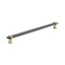 Amerock Overton 11-5/16 in 288 mm Center-to-Center Black Chrome/Brushed Gold Cabinet Pull BP36685BCRBGL - alternate 1