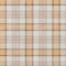 Homeroots 9' X 12' Peach And Beige Plaid Washable Indoor Outdoor Area Rug 601348 - alternate 3
