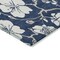 Homeroots 3' X 5' Navy Blue And Ivory Floral Washable Indoor Outdoor Area Rug 599898 - alternate 3
