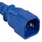 Sanoxy 2ft 14 AWG 15A 250V Power Cord IEC320 C14 to IEC320 C19, Blue SNX-CBL-LDR-PW134-2202 - alternate 2