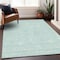 Homeroots 10' X 14' Aqua And Ivory Geometric Washable Indoor Outdoor Area Rug 602412 - alternate 2
