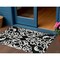 Homeroots 3' X 5' Black And Ivory Damask Washable Indoor Outdoor Area Rug 614407 - alternate 1