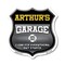 Signmission Arthur's Garage I Can Fix Everything But Stupid, 18 Inch X 18 Inch, Plastic Sign SHI-P-18-490-ARTHUR - alternate 1