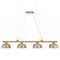 Z-Lite Cordon Heritage Brass 4 Light Billiard 2306-4HBR-D13HBR - alternate 3