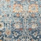 Homeroots 2' X 3' Blue and Orange Floral Stain Resistant Indoor Outdoor Area Rug 531504 - alternate 5