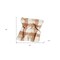 Homeroots 50" X 60" Ivory And Taupe Faux Sherpa Plaid Throw Blanket 483450 - alternate 3