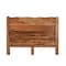 Homeroots Brown Live Edge Solid Wood Queen Bed Frame 552251 - alternate 2