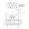 Hoke 7500 Series 3-Piece Full Port Ball Valves, 3/8in Tube x 3/8in Tube, 3000 PSI 7520G6Y - alternate 2