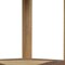 Homeroots 33" Natural Teak Corner Shower Bench With Shelf 376737 - alternate 6