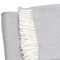 Homeroots Light Gray Mini Dot Fringed Throw Blanket 475712 - alternate 5