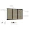 Ghent Indoor/Outdoor Enclosed Vinyl Bulletin Board, Bronze Aluminum Frame, 4'Hx8'W, 3 Door, Caramel PB34896VX-181 - alternate 3