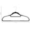 Elama Home 50 Piece Plastic Non Slip Hanger in Black and Gray ELH-006-BKGR - alternate 4