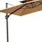 Homeroots 11ft Tan Polyester Round Tilt Cantilever Patio Umbrella With Stand 485675 - alternate 3