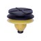 Auveco Volvo Exterior Moulding Clip, Black And Yellow Nylon, 25PK 21785 - alternate 1