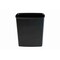 Hapco Elmar Eco Luxury Vegan Leatherette 10 Qt. Rectangular Plastic Leatherette Wrapped Wastebasket, 12PK ECODSB4060 - alternate 2