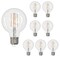 Bulbrite 60-Watt Equivalent Dimmable G25 Vintage Edison LED Light Bulb with Medium (E26) Base, 2700K, 8PK 861624 - alternate 1