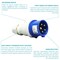 Walther-Werke Pin and Sleeve Plug, 20A, 230/3Ã¸Y120/208 VAC, 3 Phase, 3 Pole, Blue, NEMA Not Rated 210509 - alternate 6