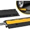 Pyle Cable Ramp, 1.90 in H, 39.60 in L, 9.80 in W, Polyethylene, Yellow PCBLCO26 - alternate 1