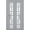 Sartodoors Sliding Closet Bi-fold Doors Grey Solid Core Modern Interior VEREGIO7602BF-GRE-56 x 96 (2* 28x96) - alternate 1