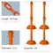 Mr. Chain Safety Orange Heavy Duty Stowable Stanchion and Chain Kit 73612-4 - alternate 1