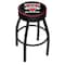 Holland Bar Stool Co 30" 4" Valdosta State Cushion Seat, Blk Wrinkle Base Swivel Bar Stool L8B130ValdSt - alternate 1