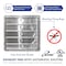 Iliving Silver 3368 CFM 20 in. Wall-Mounted Electric Powered Variable Speed Shutter Exhaust Fan ILG8SF20V - alternate 3