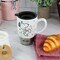 Mr. Coffee Snoopy Time 15 Ounce Ceramic Travel Mug in White and Stainless Steel With Lid 136639.01 - alternate 4