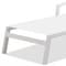 Homeroots Set Of 2 White Modern Aluminum Chaise Lounges, 2PK 372060 - alternate 3
