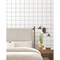 York Wallcoverings La Vitre Plaid Carbon Black Wallpaper ZM2854 - alternate 3