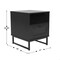 Flash Furniture Square 17 in W, 19 in L, Black 2-EV-ST4043-ZZ-BLK-GG - alternate 3