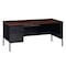 Hirsh Left-Hand Single Pedestal File Office Desk W/ Center Drawer, 30 in D X 29.5 in H, 66 in W X 20098 - alternate 1