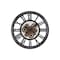 Monarch Specialties Clocks, 20'' Round, Gear Mechanism, Wall Clock, Black, Transitional I 9064 - alternate 1