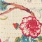 Homeroots 50" X 70" Yellow and Red Kantha Cotton Floral Throw Blanket with Embroidery 357561 - alternate 3