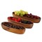 Megachef 3 Piece Acacia Wood Oval Serving Bowls in Assorted Sizes 750122186M - alternate 1