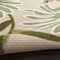 Homeroots 6' Ivory And Green Floral Indoor Outdoor Runner Rug 548028 - alternate 7