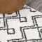 Jonathan Y Caimari Moroccan Diamond Shag White/Gray 2 ft. x 8 ft. Runner Rug MOH412A-28 - alternate 5