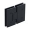 Cr Laurence Matte Black Victoria 180 Degree Glass-to-Glass Series Hinge VCT180MBL - alternate 2