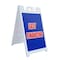 Signmission Easy Financing, A-Frame & 2 Decals Installed, Heavy-Duty Plastic Frame SBHD-D-2436-Easy Financing - alternate 1