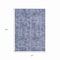 Homeroots 10' X 14' Blue And Ivory Abstract Washable Indoor Outdoor Area Rug 615445 - alternate 4