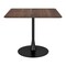 Homeroots 35" Square Steel Pedestal Base Dining Table 386248 - alternate 1