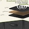 Simple Deluxe 5 Drawers Dresser for Bedroom, Kidsroom Furniture, Wide Chest of Drawers, Storage Organizer Units w 3A88HKCABT5BLK - alternate 4