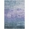 Homeroots 9' X 12' Denim Blue And Sky Blue Striped Washable Indoor Outdoor Area Rug 610881 - alternate 2