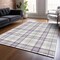 Homeroots 8' X 10' Lavender Purple And Gray Plaid Washable Indoor Outdoor Area Rug 601335 - alternate 3