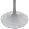 Leisuremod Square 36.42 in W, 29.35 in L, Resin/Steel, White VT20W-S36WMR - alternate 3